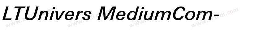 LTUnivers MediumCom字体转换